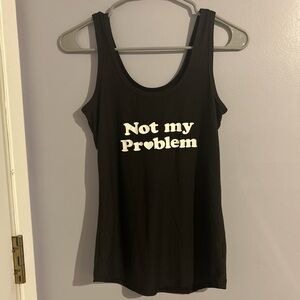 No Boundaries Black Fitted Tank Top Sleeveless